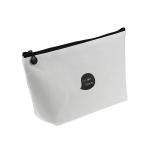 Washable Toiletry Wash Bag Cosmetic Cotton Canvas Makeup Bag With Zipper