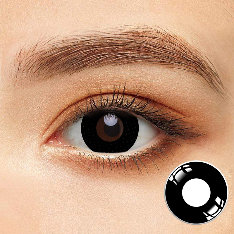 Soft Color Cosplay Red Contact Lenses Halloween Eye 14.5mm dia