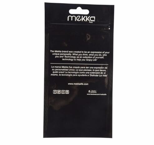 Matt Printing Best sale plastic pouch phone case heat seal packaging bag with zipper and window