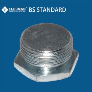 Wholesale BS4568 Conduits Malleable Iron And Steel Fittings Hexagon Head Plug 20mm-32mm from china suppliers