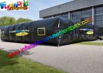 Commercial Outdoor Inflatable Laser tag Arena ,Sewing Inflatable Black Maze