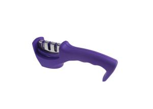 Wholesale Utility High Grade Purple 3 Stage Knife Sharpener With Rubber Printing from china suppliers