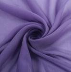 100D+150D 122 Gsm Purple Poly Cotton Fabric For Dressmaking Breathable