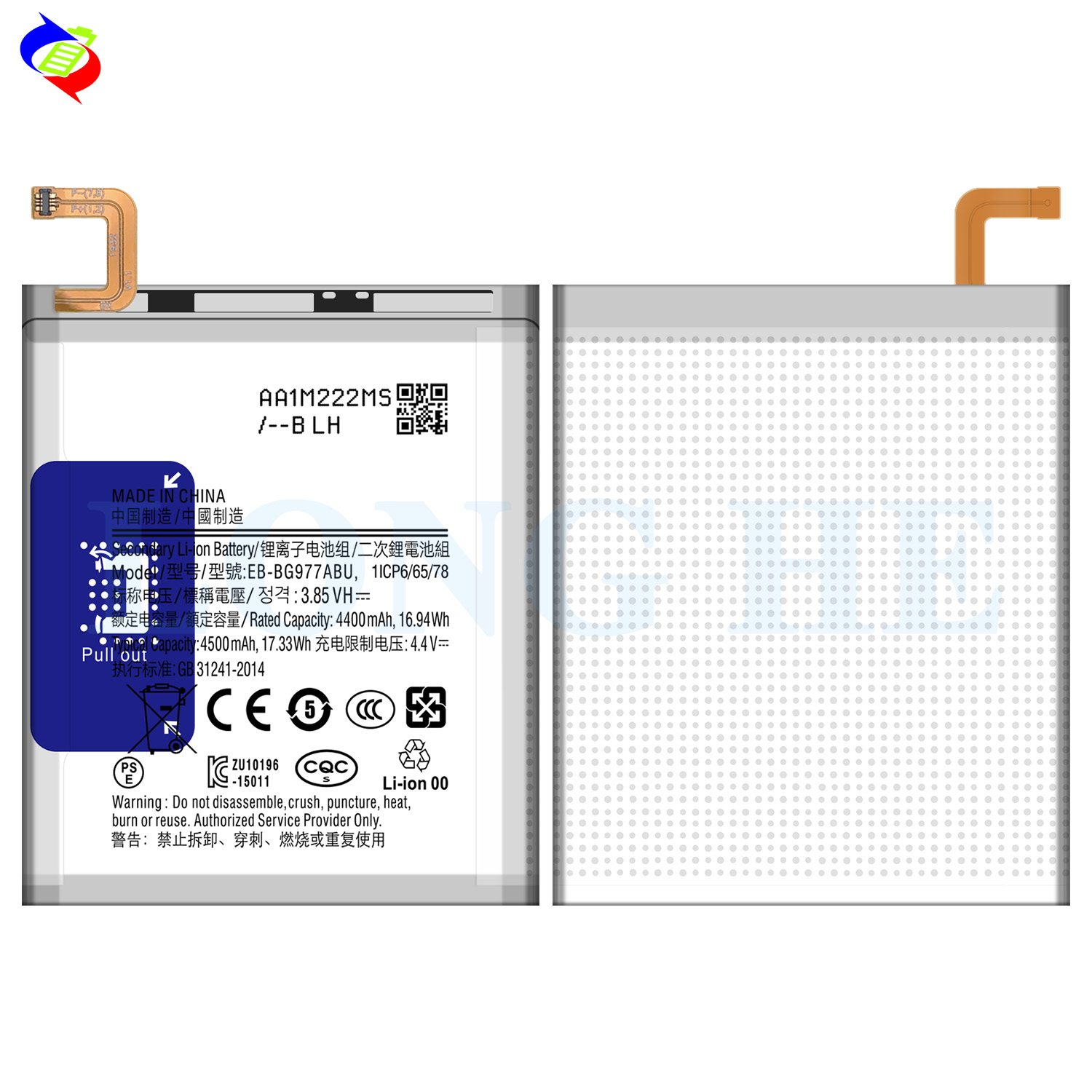 4000mAh-4500mAh Battery EB-BG977ABU for Samsung S10 5G G977 Genuine and Long-Lasting