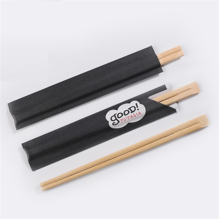 Bamboo Chopsticks Disposable Food Safety Chopstick Paper Wrapped Bamboo Chopsticks