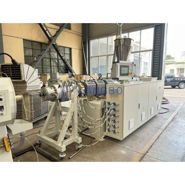 75-250mm PVC Pipe Extrusion Line with Twin Screw for Water Supply Pipe Production