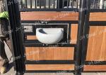Design Prefab Steel Horse Stall Panels Middle Walls Infill Bamboo Wood