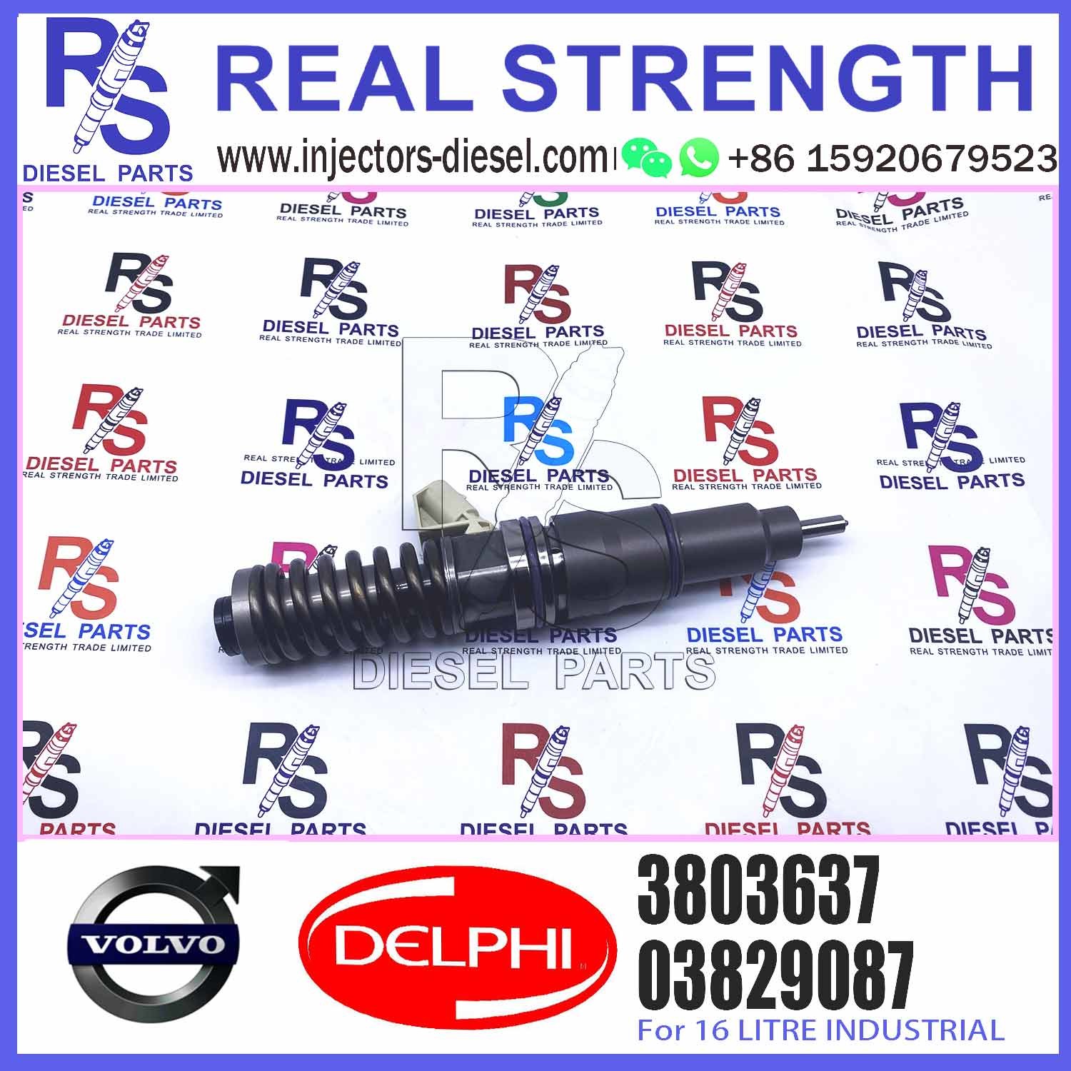 Diesel Electronic Unit Fuel injector BEBE4C08001 3829087 3803637 3829087 For V-O-L-V Diesel Engine
