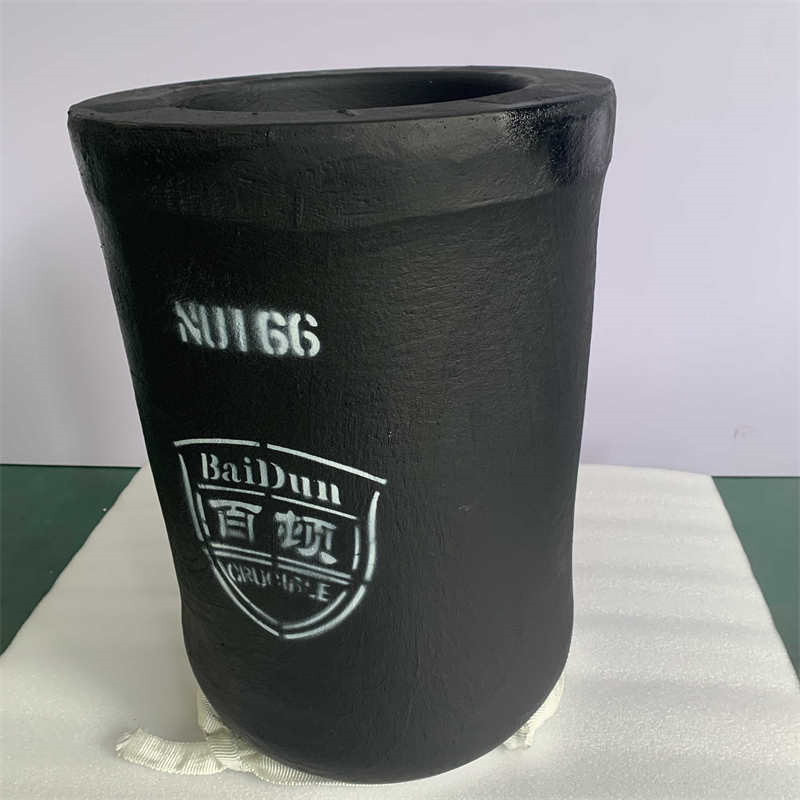 300L Silicon Carbide Graphite Crucible For Zinc Available In Specialized Shapes