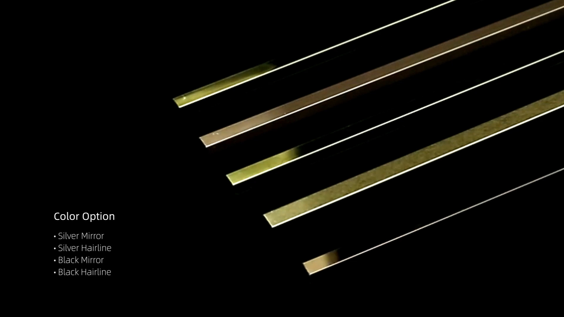 Decorative Brushed Stainless Steel Tile Trim U Shape Square Wall Panel Gold Metal Tube Edge Profiles