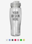 Water Bottle with Times to Drink and Straw, Motivational Drinking Water Bottles