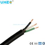 600V Copper Conductor Flexible Rubber Cable 3X16AWG 3X14AWG 3X12AWG 3X10AWG