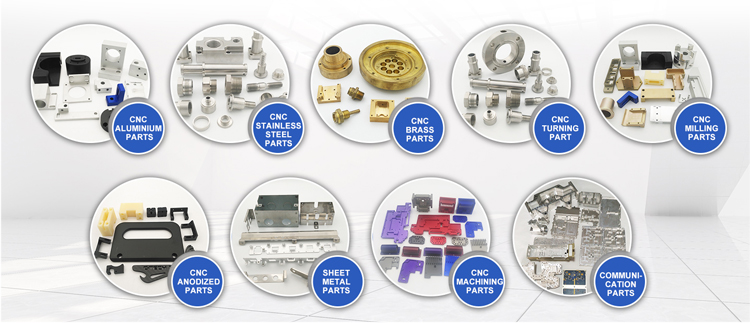 High Performance Press CNC Machining Parts Customized Surface Treatment