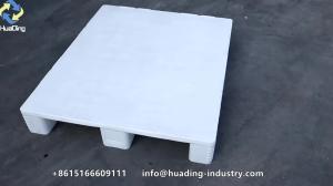 Wholesale 1200x1200 Blue Plastic Euro Pallets Hdpe 1212 Plastic Pallet Roll Pallet Customized Color Customer Logo for Floor Sale Huading from china suppliers