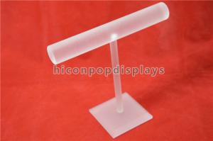 Wholesale Jewelry Store Fashion Shop Counter Display Racks Acrylic Bangle T-Bar Display Rack from china suppliers