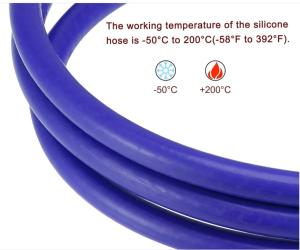 Wholesale Ageing Resistance Heat Silicone Rubber Vacuum Pipe Hydraulic Hose 13/32 Inch from china suppliers
