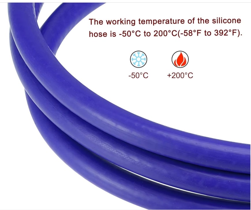 Heat Resistant Red Blue 6mm 8mm 10mm 12mm 14mm 15mm Silicone Vacuum Hose Heater Hose
