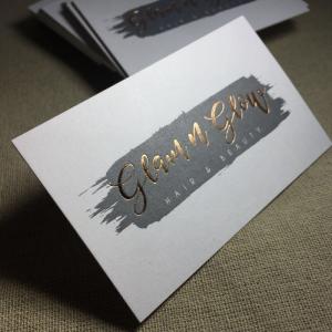 Wholesale Rose Gold Custom Foil Stamped Business Cards from china suppliers