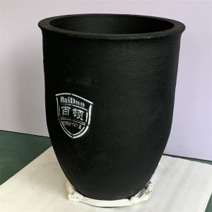 Wholesale 150kg Capacity Zinc Melting Crucible Chemical Resistance Round Industrial Carbide from china suppliers
