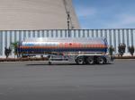 Insulation 45.5m3 3 Axles Flammable Liquid Semi Trailer for Liquid Transport