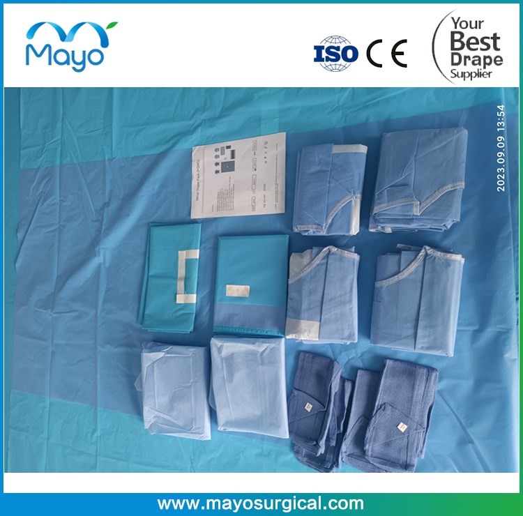 Nonwoven Surgical General Surgery Drape Pack With Gown For Universal Surgery