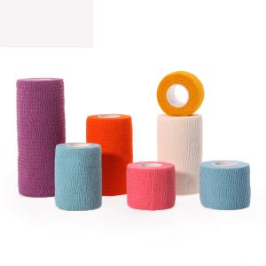 Wholesale CE Cotton Self adhesive Bandage Wrap in Medical Elastic Adhesive for Sports, Hand &amp; Leg Guard from china suppliers