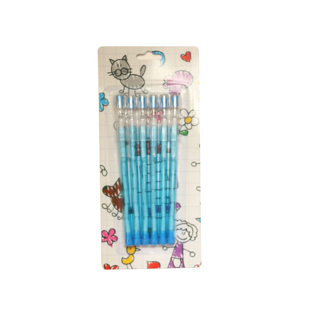 bullet push pencil/ 9 leads non-sharpening pencil with Easter Plastic Bullet Pencil for kids