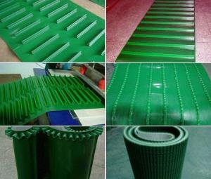 Wholesale Industrial Equipment Incline PVC Conveyor Belt With Extruded Polyurethane Profiles from china suppliers