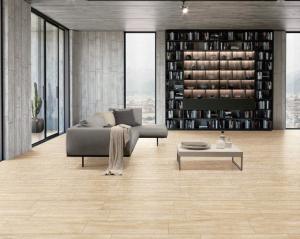 Wholesale 1200mm Length Antiskid Wooden Porcelain Tiles Inkjet Printed Beige 150x900mm from china suppliers