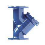 HJ DIN Y Type Strainer Cast iron Double Flange Filter Blue RAL 5017