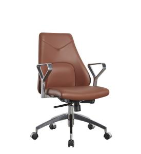 Wholesale Modern Executive Chairs 330mm Glass III Brown Leather Executive Office Chair SGS from china suppliers