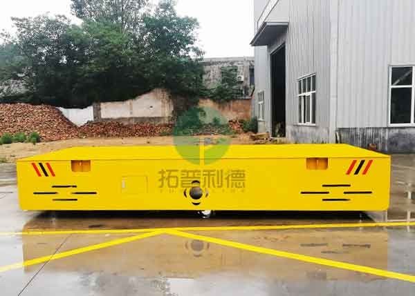 Cement Floor Running Transport platform Material Transfer Handling Cart For Saudi Arabia Construction