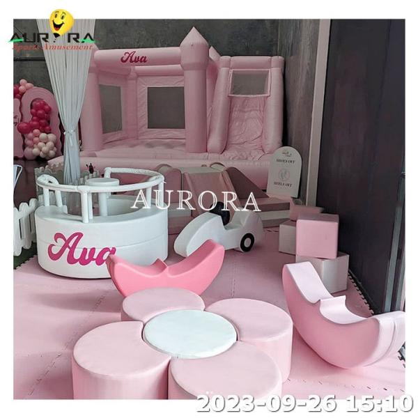 Kids Inflatable Bounce House Soft Play Equipment Area Soft Play For Kids