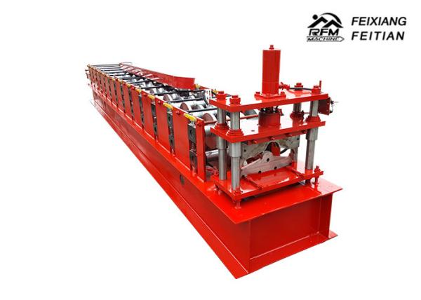 Popular Metal Roof Roll Forming Machine 0.3 - 0.8mm Thickness With Hydraulic