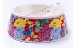 Lovely Personalized portable pet dog food water bowl ceramic plastic, Drink