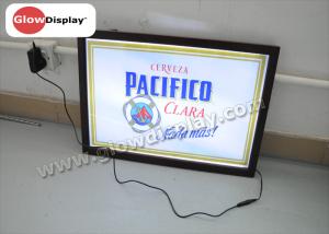 Wholesale Wooden Framed Slim LED indoor light Signs for Display and Advertising from china suppliers