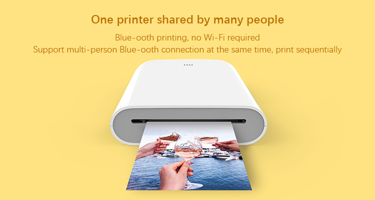 Xiaomi MiNi Photo Printer 300 DPI Picture Printer Pocket Camera DIY Share 500mAh Xiaomi Portable Photo Printer