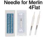 1R Permanent Makeup Eyebrow Needles / 1 Prong Round Mosaic Needle