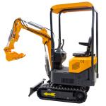 1Ton Four Legged Shed Mini Crawler Excavator Low Consumption