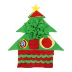 Cute Pet Sniffing Mattress Washable Dog Christmas Pudding Snuffle Mat Chewy