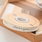 13mm Wholesale Logo Cotton Ribbon Literary Style Flower Packaging Gift Box
