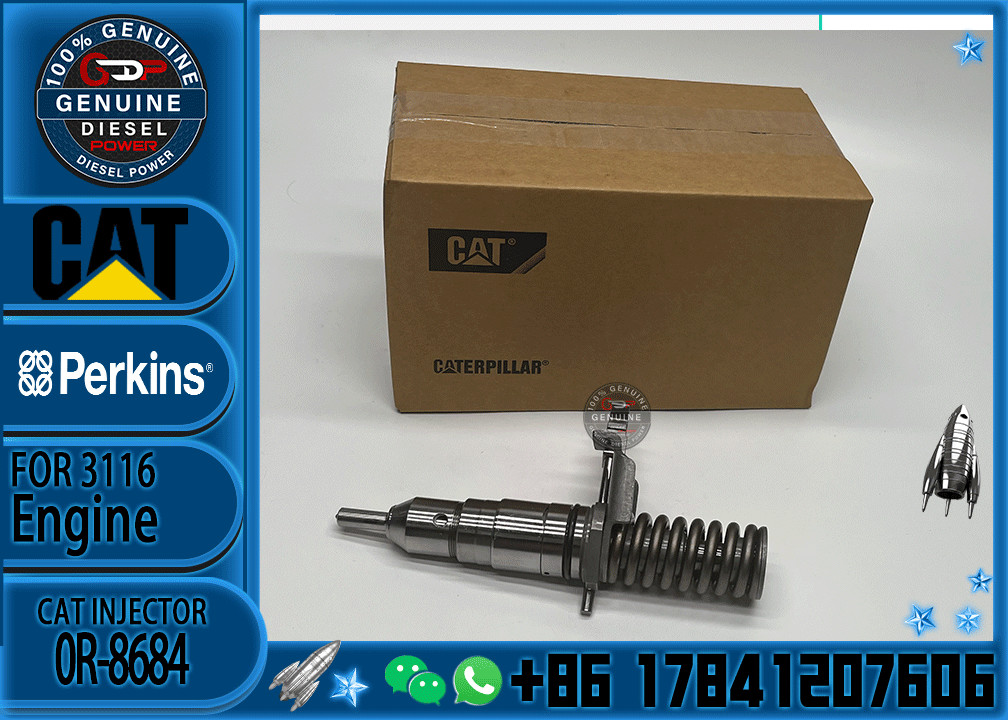 diesel injector 127-8218 0R-8684 for Caterpillar 3116 3126 engine 950G 960F 962G TK380 TK381 fuel injector 127-8218 0R-8
