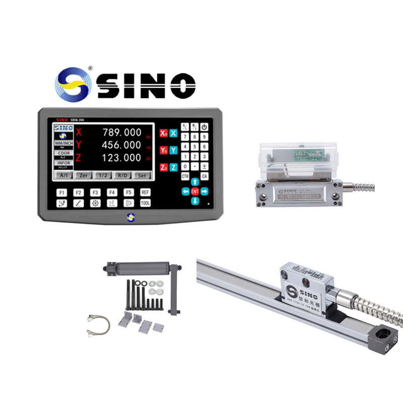 SDS6-3VA 3Axis Ditron Dro Digital Readout With Linear Glass Scale For Lathe Machine Measuring Tool