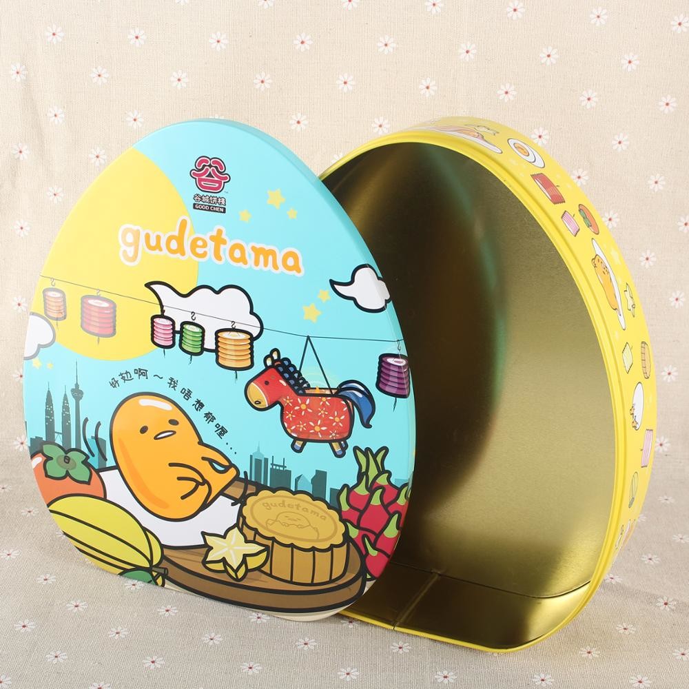 Customized Easter Egg Tins Eggmazing Decorative Tin Box Vintage Food Tin Containers