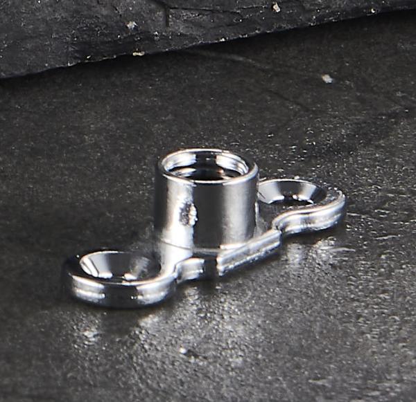3/4 Brass Pipe Clamp Metal Conduit Clamp Chrome Plated Water Throwing Surface