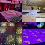 LED World Cup 3D Mirror Dance Floor for Event Football Stage Lighting 50*50*7CM