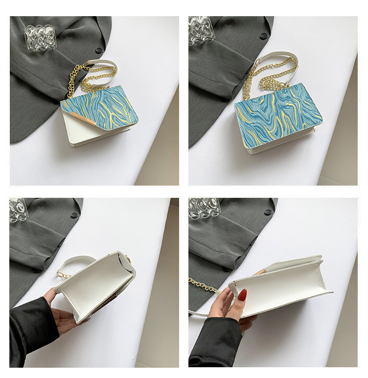 Bag women's new fashion small square bag wholesale niche simple retro quicksand everything single shoulder crossbody cha