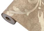 Gold Foil Floral Pattern Country Bedroom Wallpaper Waterproof for Home Interiors