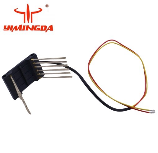 XL7501 & D8002 Auto Cutter Parts No. 70115152 Two-Way Brush Block With Nib Wire For Bullmer