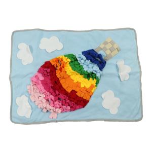 Wholesale Hot Air Balloon Dog Snuffle Pad Cat Washable Sniffing Dog Feeding Mats 80x60cm from china suppliers